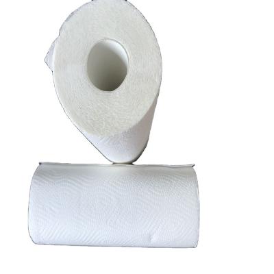 China Hot Selling Disposable Oil Absorption 2ply Less Quantity Wholesale Kitchen Roll Paper Towel for sale