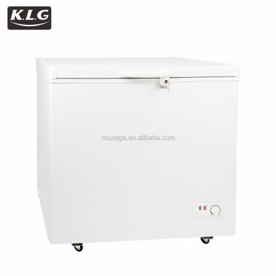 China 200L Commercial Single Open Door Homeused Commercial Chest Freezer for sale