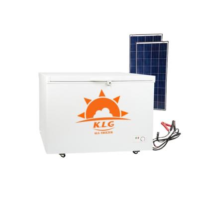 China 208L Hotel Chest Solar DC 12v 24v Deep Solar Refrigerator Factory Outlet for sale