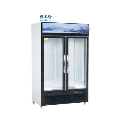 China LC/S1000HK Hotel Upright Freezer Deep Display Showcase for sale