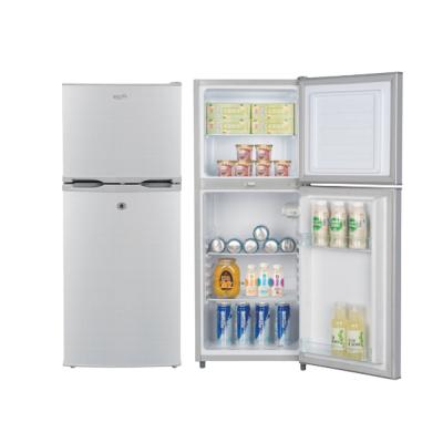 China Upright Home Solar Compressor DC 12v 110v 220v Fridge Refrigerators for sale