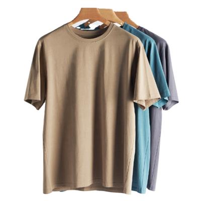 China high quality wholesale custom made 100% cotton T-shirt Anti-wrinkle casual logo style for men for sale