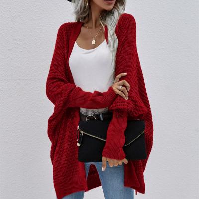 China Hot Sale Anti-wrinkle Dress Hand - Autumn Long Cardigan Sweater With Full Sleeve Woven Fashion Women's Customized for sale