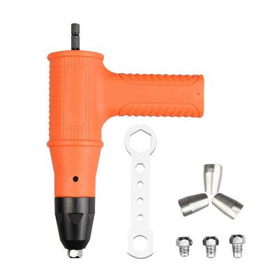 China High Efficiency Plastic Rivet Gun Adapter Cordless Electric Pull Rivet Nut Gun Adapter Insert Nut Tool Riveter Head Kit 2.4mm-4.8mm for sale