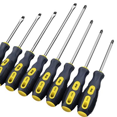 China Equipment installation High Quality Large Handle Screwdriver Flat Mouth Slotted Plum Ross Shaped Blossom Cross Shape Screwdriver for sale