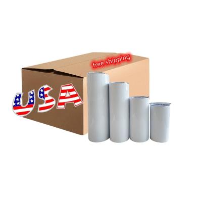 China Wholesale Viable Insulated Tumbler Stainless Steel Double Wall Sublimation Vacuum Tumbler Mug 20oz From US Warehouse for sale