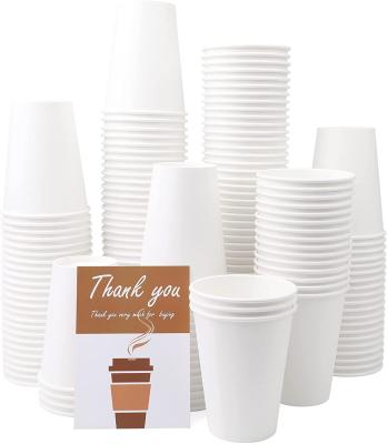 China Coffee Tea Water Milk Beverage Beverage Packing Eco-friendly Hot Cup Paper Disposable Custom Disposable Paper Coffee Cup Packaging For Quick Store for sale