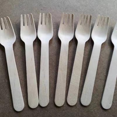 China 160mm GradeAB Disposable/Viable Disposable Wooden Fork for sale