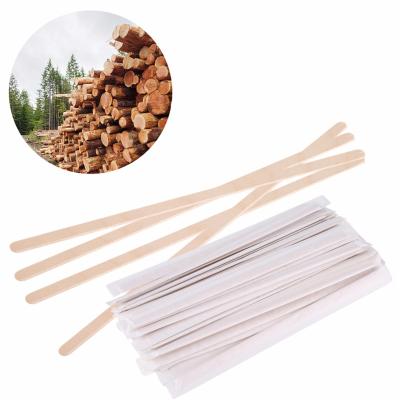 China Wholesale Food Grade Stocked Customized Eco Friendly Biodegradable Safe Wood Sticks Cheap Price Wooden Coffee Stirrer for sale