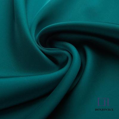 China Factory Price Anti-Static Soft Shiny Lightweight Polyester Satin Chiffon Fabric For Pajamas, Robe, Formal Dress, Wedding And Hijab for sale