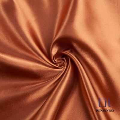 China High Quality Polyester Fabric Light Weight Satin Soft Coating Smooth 100% Fabric Anti-Static For Wedding Special Occasion for sale