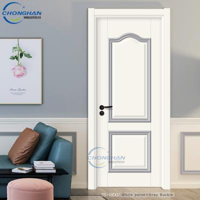 China Sound Insulation Doors Designs Wooden Main Double Leaf Door Design Wooden Double Leaf Door for sale