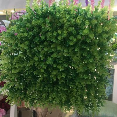 China Contemporary Artificial Indoor Balcony Wall Background Wall Grass Mat Decoration Plant Eucalyptus Lawn Plant Eucalyptus Lawn for sale