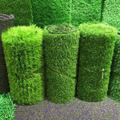 China Indor Decoration Encrypted Balcony Roof Fake Lawn Special Lawn Turf Grass Cover Kindergarten Artificial Artificial Plastic Playground for sale