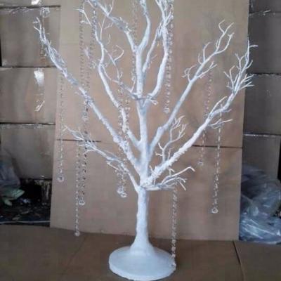 China Artificial White Party Branch Wedding Table Centerpiece Decoration for sale