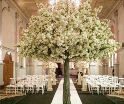 China Artificial Plant Wedding Party White Cherry Blossom Factory Direct Hand Tall Artificial Tree for sale