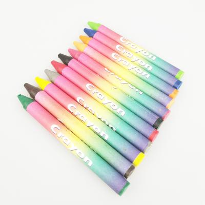 China 1-36 Color Personalized Drawing Pencil Plastic Box Packing Wax Crayon for sale