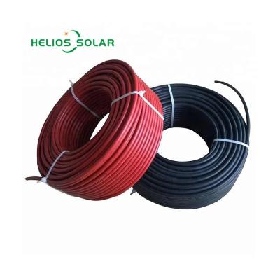 China Low Smoke and Halogen Free PV1-F Tinned 2.5mm2 4mm2 6mm2 Copper Solar Photovoltaic Cable Solar PV Cable for Solar Power System for sale