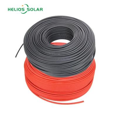 China Low smoke and halogen free Helios 1000v 2.5mm2 4mm2 6mm2 DC voltage flexible solar photovoltaic terminal cable extension for solar power system for sale