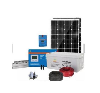 China Reasonable price 2KW mnocrystalline silicon home panel off grid solar power system complete kit for home house use for sale