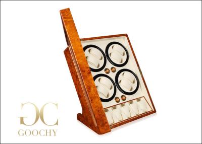 China Automatic Winding Watch Box , Four Watch Winder For Large Watches  for sale