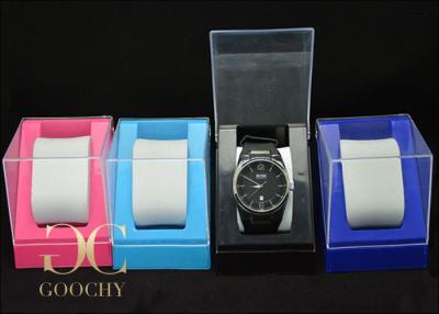 China Transparent Plastic Watch Box EVA / White Gift Boxes With Lids for sale