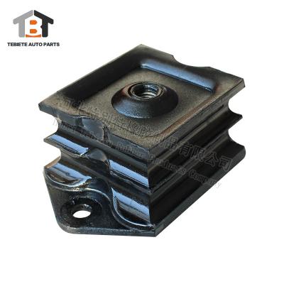 China Shacman Truck Engine Parts DZ9114593001 Front Engine Mounting Rubber Mount Bracket for sale