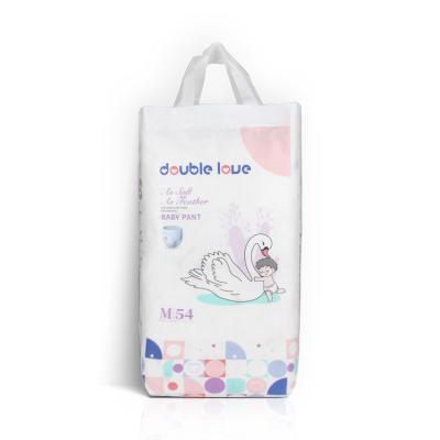 China Printed In Double Love Baby Diapers Double Love Diaper Running Goods Running Diaper Factory for sale