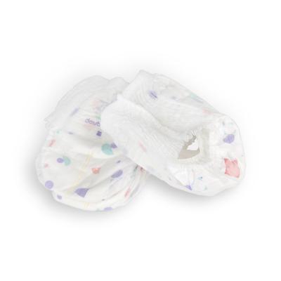 China Factory OEM Printed Customs Training Pants Ecologicos Disposable PE Backed Baby Diapers For Kids for sale