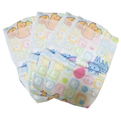 China High Quality Disposable OEM Baby Diapers Plain Weave Diaper Printed Disposable Pattern Baby Diapers for sale