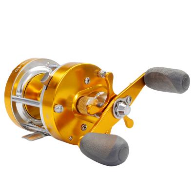 China Straight 5.2:1 Copper + Aluminum Alloy 18 Drag Saltwater Baitcasting Big Game Trolling Bait Fishing Reel for sale