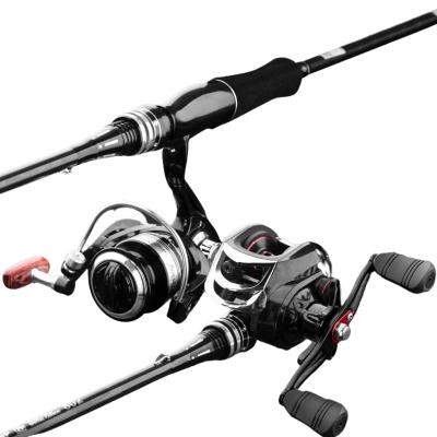 China High Quality Carbon Fishing Poles Kit Rod And Reel Combos Fishing Rod Set 1.65m 1.8m 2.1m 2.4m 2.7m for sale