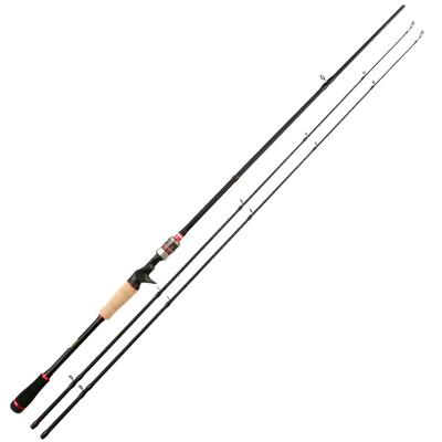 China Manufacturer 1.8m 2.1m 2.4m Carbon Fiber 2 Section Spinning Trout Bass Fishing Rods for sale