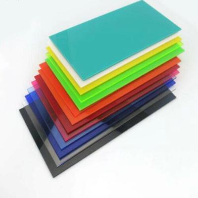 China Recyclable Plastic Dyed Colored Perspex PMMA Plate Clear Cast Acrylic Sheet 1MM Thick 4ft x 8ft Color For Kitchen and Bathtub for sale