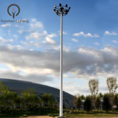 China Other Stadium Lighting Lighting Pole , Pole Steel High Mast Light Pole With Lift System for sale