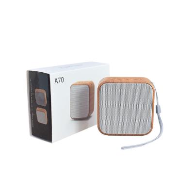 China Reliable Factory Direct Supply A70 Wooden Wireless Speaker, Portable Wireless Speaker for sale