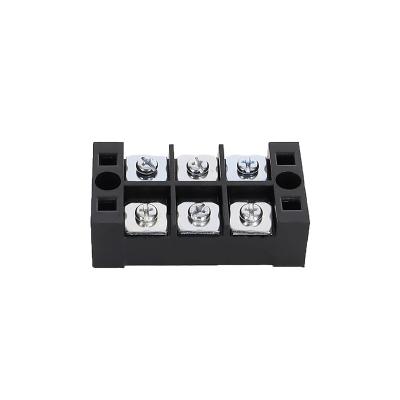 China Factory Direct Supply TB4503 3 Position 45A Fixed Terminal Block Connector 70*24*38mm for sale