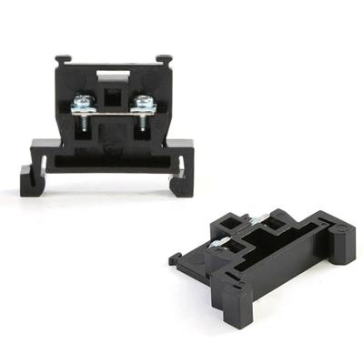 China Factory Supply TBR-10A Direct Single Layer Copper Terminal Block Guide Rail Black Combo Terminal For 0.75-1.5 Wire 0.75-1.5 for sale