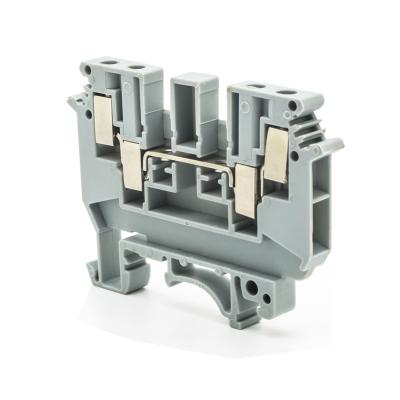 China Double-Layer UDK4 Duel Rail Type Copper Terminal Block 0.2-4 for sale