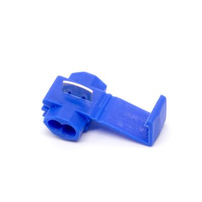 China Automotive Quick Lock 18-14AWG Blue Scotch Insulation Hook End Connector TB Connector 802P3 Auto Quick Splice Connector for sale