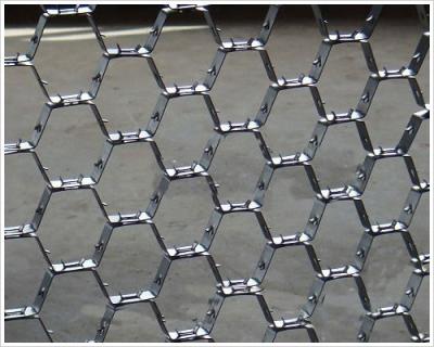 China 200*200 250*250 Metal Hex Mesh Refractário Hexsteel 100*100 125*125 160*160 à venda