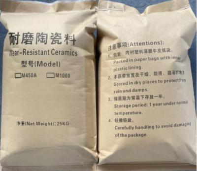 China Wear Resistant Ceramics Refractory Coating Materials 80% Al2O3+SiC for sale