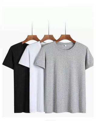 China European and American border hot sale wholesale hot fashion T-shirts logo QUICK DRY simple cotton for sale