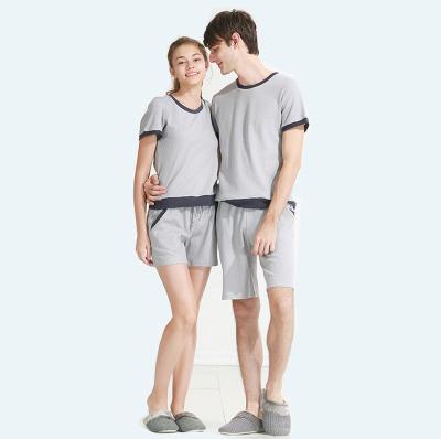 China Manufacturer direct sales summer custom QUICK DRY logo gray home wear for sleepwear cotton men's pajamas for sale