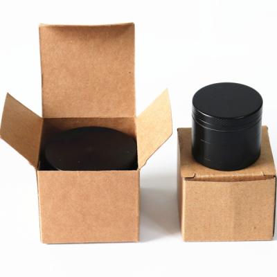 China Hot Sale 40mm Metal Tobacco Grinder 4 Parts Herb Grinder Black Weed Grinder Smoking Accessories for sale