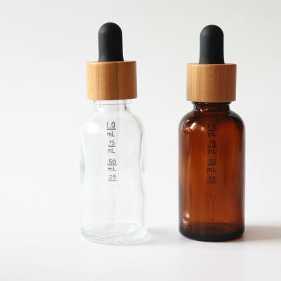 China Hot Selling Amber Essential Oil Bottle 30ml Glass Dropper Bottle Cosmetic Black Glass Bottle For Cosmetic Packaging for sale