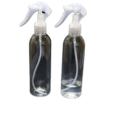 China Wholesale Cosmetic White Plastic Spray Bottle 100ml Water Bottle Transparent Plastic With Plastic Trigger Cap for sale