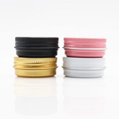 China Cosmetic luxury empty pink cosmetic jars silver gold aluminum cream jar 250g 150g 120g 100g 80g 50g jar for sale