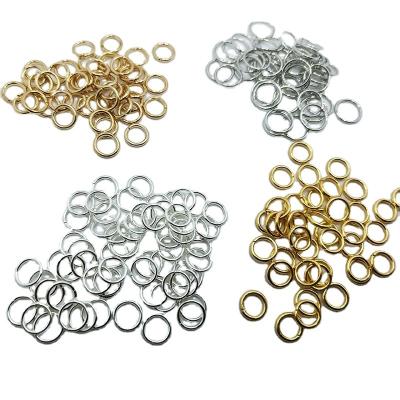 China Diy Chain For Jewelry Making 3-20mm Jump Ring Silver Split Ring Connector For Diy Jewelry Finding Making Accessories Supply Wholesale Gold for sale