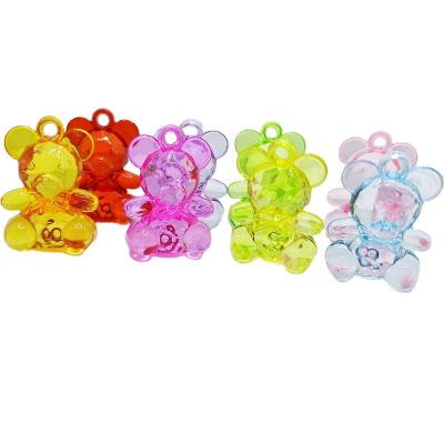 China Item Toy Customized Multicolor Acrylic Doll Cartoon Transparent Acrylic Promotional Doll Loose Beads Toy Making Translucent Acrylic Toy for sale